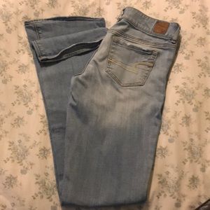 American eagle artist flare jeans